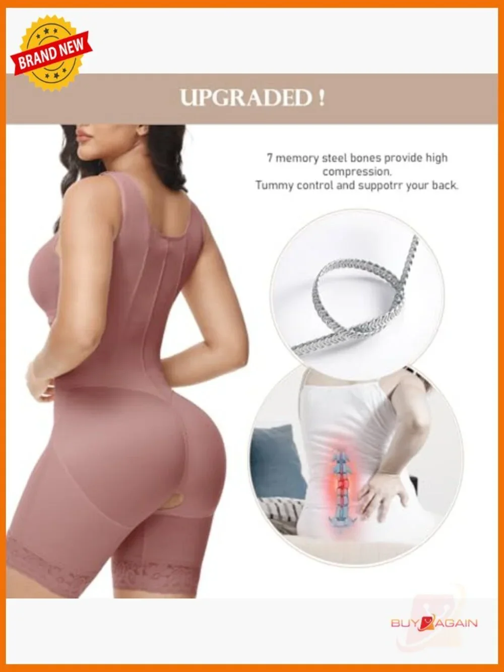 Fajas Colombianas Shapewear Bodysuit Tummy Control Postpartum